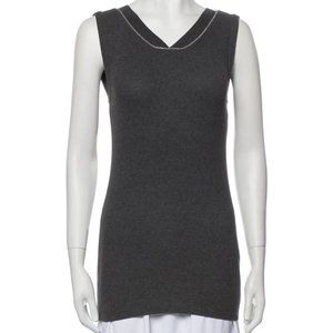 BRUNELLO CUCINELLI Cowl Neck Sleeveless Top